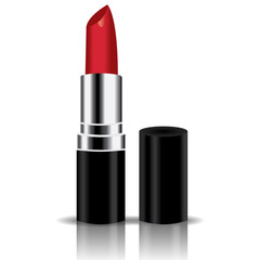 Obraz premium red lipstick vector