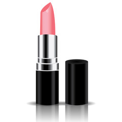 Obraz premium light pink lipstick vector