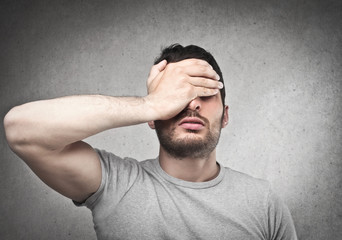 Fototapeta premium desperate man