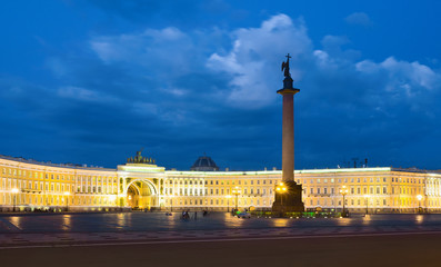 Palace Square in Saint Petersburg, Russia