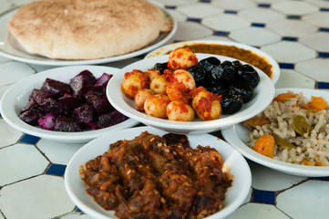 Traditional Moroccan appetizer