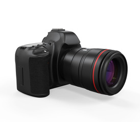 Digital SLR Camera Isolated