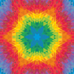 Colorful Mosaic Vector Background