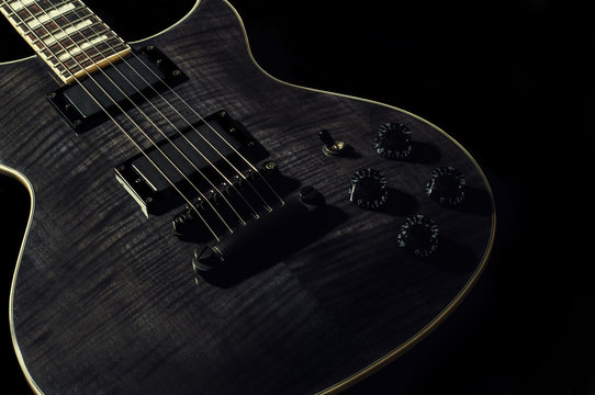 Black Electric Guitar