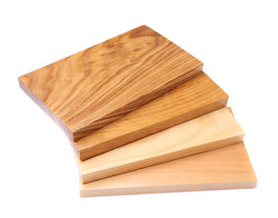 Four boards (acacia, oak, elm, lime)