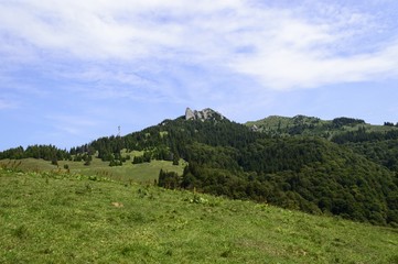 Summer mountain route