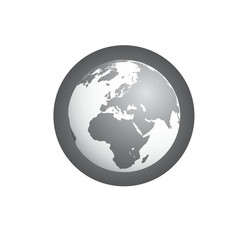 Grey Earth Icon