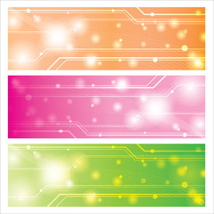 sweet technology background vector