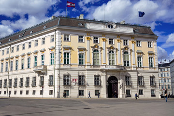 Fototapeta na wymiar Austria. Wiedeń. Kancelaria Federalna