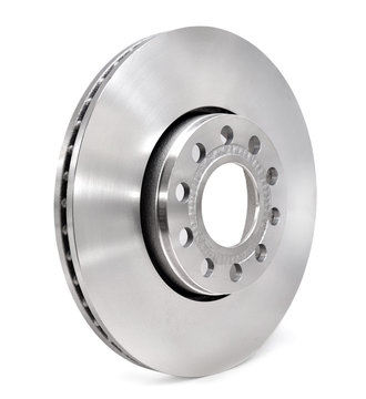 Brake Disc On White Background