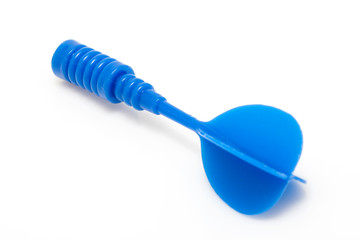 blue dart on white background