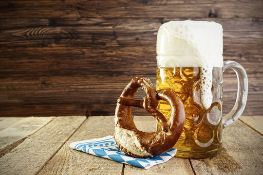 Beer and Pretzel; Oktoberfest