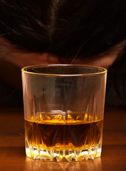 Glass of whiskey
