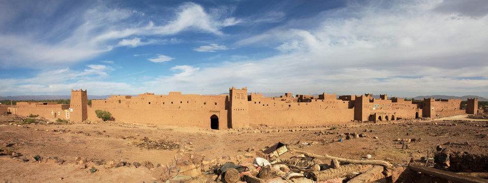 Panorama of Moroccan fortress