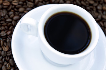 Black Coffee and Beans