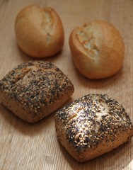 Weltmeisterbrötchen und Weizenbrötchen