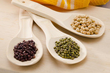 Assorted soy beans