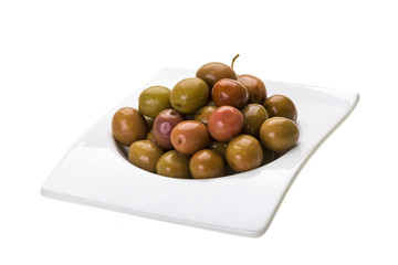 Marinated olives