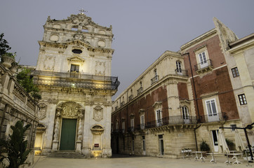 Fototapeta premium The old town of Syracuse, Sicily, Italy