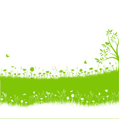 Vektor Hintergrund Wiese