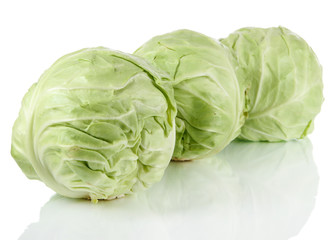 Fototapeta premium Cabbage isolated on white