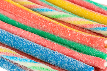 Sweet jelly candies close-up