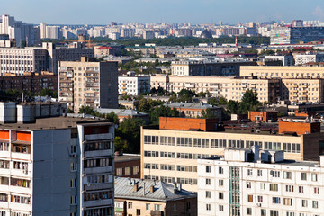 Naklejka premium urban residential quarters