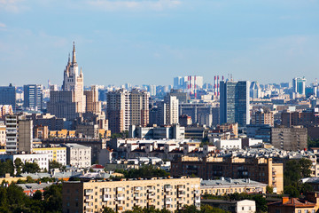 Fototapeta na wymiar Moscow center cityscape