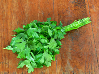 fresh green parsley