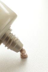 close up of cosmetic foundation BB cream