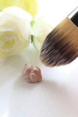 close up of cosmetic foundation BB cream