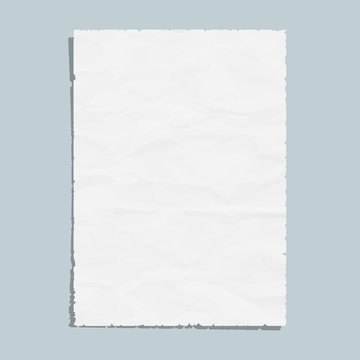 Empty White Paper Sheet
