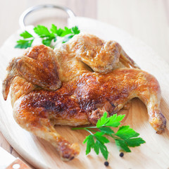 Roasted chicken