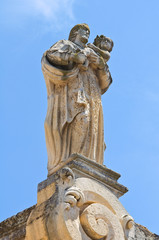 Fototapeta na wymiar Matka Kościół. Specchia. Puglia. Włochy.