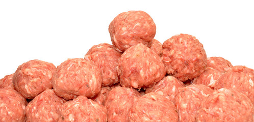 Raw Pork Meatballs