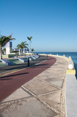 Paseo marítimo de Campeche, México