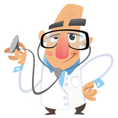 Cartoon doctor
