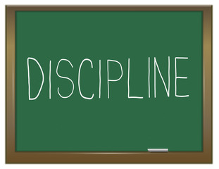 Discipline concept.