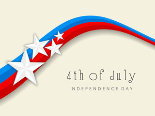 4th of July, American Independence Day background.