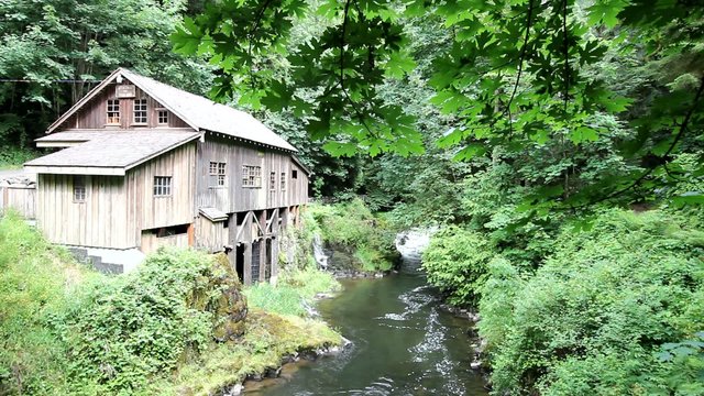 Historic Cedar Creek Grist Mill in Woodland Washington