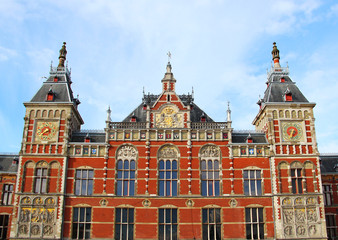 Amsterdam central railway station