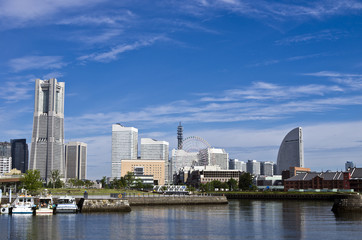 横浜みなとみらい21の風景