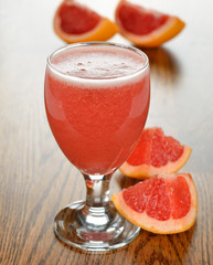 Fresh grapefruit juice