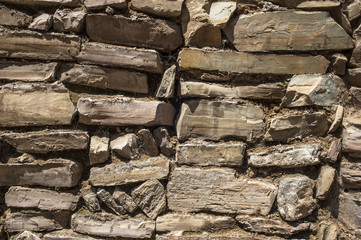 Fototapeta premium Rock wall at a village