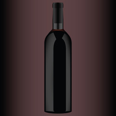 Bottle of red wine