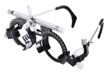Isolated Eyesight Testing Spectacles