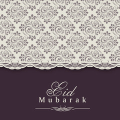 Abstract Muslim community festival Eid Mubarak background.