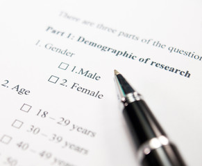 Marketing Survey, Gender