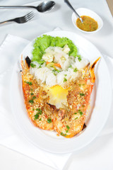 grilled prawn