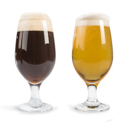 Mug filled with beer